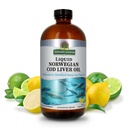 Nature's vastaus Turska Maksa öljyä nestemäinen täydennysosa, 16-Fluid Ounces 