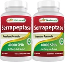 Best Naturals Serrapeptaasi 40000 SPU 90 Vcap (90 Vcapt (Pakkaus 2))