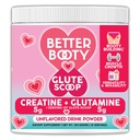 Better Booty Glute Scoop, Creatiini naisille Creatiini + L. Glutamiini Aminohappo, Täydellinen Drink Mix täydentää, makuamaton (300 grammaa, 30 tarjoilua)