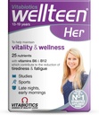 Vitabiootit Wellteen Her - Ravitsemustuki teini-ikäisille ja nuorille naisille 13-19 - 30 tablettia