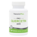 Natures Plus PRO Quercetin 600 mg - 60 tablettia - ei-GMO, Vegan & Gluteeniton - 60 tarjoilua