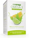 Coromega Omega 3 Fish Oil Supplement, 650mg Omega-3s 3X Parempi imeytyminen kuin Softgels, sitruunan lime maku, 90 Single Serve Squeeze Packets