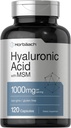 Horbäach Hyaluronic Acid with MSM ... 1000 mg... 120 kapselia...