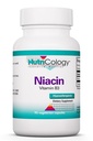 Nutricology Niacin Supplement - B3-vitamiini miehille ja naisille, Niasiini flush, Nikotiinihappo, NAD, 250 mg kasvissyöjäkapselit - 90