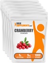 BulkSupplements.com Karpalojauhe - Karpalon lisäravinteet naisille ja miehille, kuivatut karpalot makeuttamaton - Gluteeniton & sokeriton, 5 g per tarjoilu, 1 kg (2,2 punta) (Pack of 1)