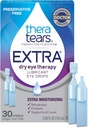 TheraTears Extra Dry Eye Therapy Säilöntävapaa voitelu silmätipat kuiville silmille, 30 kertakäyttöistä injektiopulloa
