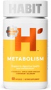 Habit Metabolia täydentää (60 kapselia) - Tukee ruoansulatuskanavan terveyttä ja aineenvaihduntaa, B12-vitamiinia, seleeniä, kromia, omenasiiderin viinietikkaa, vegania, ei-GMO (1 pakkaus)
