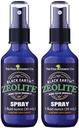 Black Earth Zeoliitti, jossa on Fulvic Acids, Trace Minerals, aikuisille ja lapsille tukee Gut Health, Immuuni tuki, digestio ja Eliminaatio ja enemmän 1oz nestepumppu Suihku täydentää (2 pakkaus)