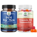 Bundle Advanced Diindolyylimetaani DIM täydentää miesten ja D3-vitamiini Gummies päivittäinen hyvinvointi luun lihasten ja immuuni tuki