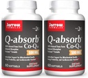 Jarow Formula Q-Absorb Co-Q10 100 mg - 60 Softgels, 2 pakkaus - suuri Imeytyminen Co-Q10 - Antioksidantti tuki Mitokondrioenergian tuotanto ja kardiovaskulaarinen terveys - jopa 120 yhteensä