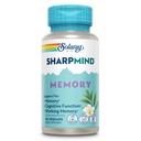 SOLARAY SharpMind Memory Formula - Aivolisäkkeet muistia ja keskittyä - Cognivia, Gotu Kola & Chaga Sieni täydentää - Ginkgo Biloba Vaihtoehtoinen - 60 päivän takuu - 30 Servings, 60 VegCaps