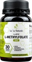 Lu'Lu Naturals L Metyylifolaatti 15 mg Aktivoitu Metyylifosaatti, Foolihappo, 5- metrinen 30 kasviskapselia
