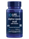 Life Extension Alpha-lipoic Acid with Biotin, for Cell Protection, Universal antioxidantti Liver & Nerve Health, Gluteeniton, ei-GMO, 60 kapselia