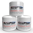 AcuPlus - Advanced Pain Response Topical Anti-inflammatory Cream Soothe Lihas-ja nivelkipu - Niveltulehdus, Bursiitti, & Jendoniitti - Nopea toiminta Formula luonnollisia ainesosia - 4 oz. kukin, pakkaus 3