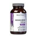 Bluebonnet Nutrition Beautiful Ally Resveratrol 500mg, Suojaa ihon eheys*, Ei-GMO, Vegan, Gluteeniton, soijaton, Dairy-Free, 30 Vihanneskapselit, 30 Servings