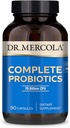 Tri. Mercola Complete Probiootit - 90 Servings- Daily Probiotic Supplement - 70 miljardia PMY - Acid & Bile Resistant - edistää digestiivinen terveys ja tukee immuunijärjestelmää