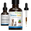 Lemmikki hyvinvointi Stressi Kulta kissoille - Vet-Felated Tilanne Feline Stressi Tuki - Nopeasti toimiva Eläinlääkäri Vierailut, Matkustaa, Siivous - Cat-Safe kokonaisvaltainen kasviperäisten Blend - Liquid Support 2 oz (59ml)