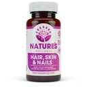 Natures Wellness Hiukset, iho ja kynnet Essential Ravintolisä, 60-Count ... 4000mcg Biotiini + A-, C- ja E-vitamiinit, B-kompleksivitamiinit ja kehittyneet ravintoaineet per kapseli 100% Kaikki luonnolliset