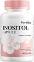 Inositolin täydennysosa, Myo-Inositol & D-Chiro-kapselit, joissa on folaattia, D-vitamiinia, Regulate Menstrual Cycle & Ovarian Support - 120 kreivi, 60 päivän toimitus