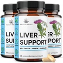 Maksa Cleanse & Korjaus Formula - Herbal Liver Support täydennysosa maito Thistle Voikukka juuri Turmeric, Artisokkauutetta maksan terveys - 180 Count