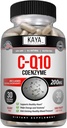 Kaya Naturals - CoQ10 Power antioksidantti täydentää - Aids in Heart Health and Immune Function - Palauttaa päivittäin solujen ja energian tuotanto - 30 kasviskapselit Co-Q10