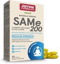 Jarow Formula Sama 200 mg, tukee yhteistä terveyttä, maksan toiminta, aivojen aineenvaihdunta, 20 tablettia, jopa 20 päivän tarjonta