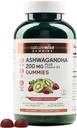 NatureWise Ashwagandha Gummies - Mansikkakiivut - KSM-66 D3-vitamiinilla - Calming Mood Support - Kasvissyöjä - Ei-GMO, Liivate ja gluteeniton - 180 Count [30]