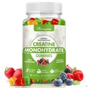 Kreatiini Monohydraatti Gummies - 5g Creatiini naisille, tehostettu lihasvoimaa, Boost Focus ja kestävyyttä, Lihas Builder,L-Tauriinia + B12-vitamiinia,Vegaani, Gluteeniton 80 kreivi