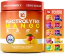 Keppi Keto Hydration Elektrolyytit - Mango - Elektrolyytti Powder no Sugar - Sips Like Sunshine - Keto Electrolytes Powder - Electrolytes Sugar Free - Elektrolyyttijauhe