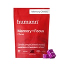 HumanN SuperBeets Brain lisäravinteet muistia ja keskittyä pureskella, mielen hälytys, kliinisesti tutkittu nootrooppinen, Resveratrol täydentää Plus Beet Root Powder, mustikka granaattiomena maku, 30 kreivi