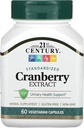 Century Cranberry Extract, Standardoitu, 60 kasvissyöjän kapselit