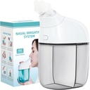 Nenän kastelujärjestelmä, Nenänhoito, Sinus huuhtelukone, Nasal huuhtelukone, Nasal Cleaner Auto Waste Collection Function for Sinus, Runny Nenä, Nasal Congestion Grey