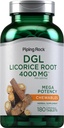 Piping Rock DGL Licorice Pureskeltavat tabletit 4000 mg ... 180