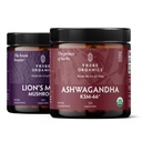 TRIBE ORGANISAATIO NOTROPIC Duo - KSM66 Ashwagandha + Organic Lion's Mane - Beyond Focus, Mind Awareness and Mind Health