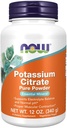 Now Foods Kaliumsitraattijauhe 12 Ounce, 12,0 Ounce