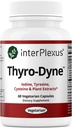 InterPlexus Thyro- Dyne - Jodi, Tyrosiini & kasviuutteet kilpirauhasen tuki - Gluteeniton, maitotuotteeton, soijaton - 60 kapselia (30 tarjoilua)