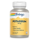 Solaray Kalium 99 mg - Elektrolyytti Balance Formula - Kalium täydentää electrolyyttejä, Verisuoni-ja sydänterveyden tuki - 60 päivän rahat takaisin takuu, Lab todennettu, 200 palvelinta, 200 VegCaps