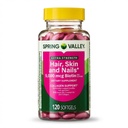 Spring Valley Extra Strength Hiukset, iho ja kynnet Dietry Supplement 120ct 5000 mikrog