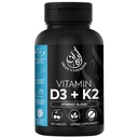 Halal D3-vitamiini K2 purutabletteja - D-vitamiini 2000 iu + Menakinoni-7 (MK7) ... tukee sydänterveyttä, luut, ja lihasten terveys ... 90 Count for Miehet ja naiset