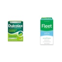 Dulcolax Yöllä Relief Laksative 50 Count & Fleet Saline Enema Adult Ummetus Relief 4 pulloa