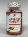 Lukaree Liver Cleanse Detox & Korjaus Gummies - Maito Thistle Silymarin, Voikukka, Artisokkauute & Elderberry - Ei sokeria, vadelma maku - 90