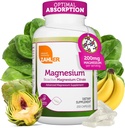 Zahler - Magnesium Supplement kapselit 200 mg (250 Count) Certified Kosher Bioactive Magnesium Citrate Max Imeytyminen - Luonnollinen magnesium Mineraali miehille ja naisille - paras magnesium täydentää