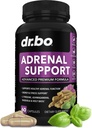 Lisämunuaisten tuki Cortisol Manager lisäravinteet naisille ja miehille luonnonadaptogeeni Ashwagandha Holy Basil Rhodiola L Tyrosine Complex väsymys Cortisol Health - 60 pillereitä