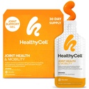 Healthycell Yhteinen terveys ja liikkuvuus Päivittäinen neste täydentää - Joint Support Supplement, tulehdusvaste, Cartilage & Joustavuus Curcumin, Glukosamiini & Chondroitin - 30 Gel Packs