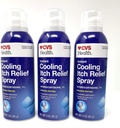 CVS Instant Cooling Itch Relief Spray Hydrokortisonia 1% Intensiivinen terapia 3 Oz (3 pakkaus)