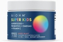 BIOHM Super Kids Superfood Powder Plus Probiootit (5.3 Oz, 30 Servings) Herkullinen marja Blast, antioksidantit, Omega 3 & C-vitamiini, ei-GMO, Maitotuotteet, Ei keinotekoisia ainesosia, Kasvisruoka, Ikä 4+