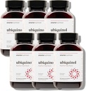 SMARTERNUTRITION Ubiquinol 100mg + Natural Plant-Based Complete Omega 3 6 9 - Kliinisesti tutkittu Ahiflower® Oil - Ultra Absorptio CoQ10 for Heart Support - non-GMO - 360 Softgels[180-päivä hankinta]