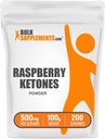 BulkSuplements.com Vadelma Ketones Powder - Vadelma Ketones täydentää, antioksidantti lähde - energiatukea, Gluteeniton, 500 mg per tarjoilu, 100g (3.5 oz) (pakkaus 1)