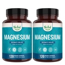 Nested Naturals Magnesium Glycinate Chelate - 200 mg kelated magnesium täydennysosa lihaskramppeja, rentoutumista, & Sleep Support - 100% Albion TRACCS puskuroitu magnesium Glycinate - 240 vegan kapselit