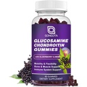 Glukosamiini Chondroitin Gummies - 2- pakkaus, extra vahvuus 1500 mg Glukosamiini MSM & Elderberry, Joustavuus tuki, paras Cartilage & Immunosupport Supplement miesten ja naisten - 60count (1 pakkaus)